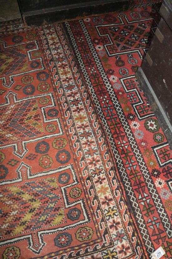 2 similar Kazak style rugs